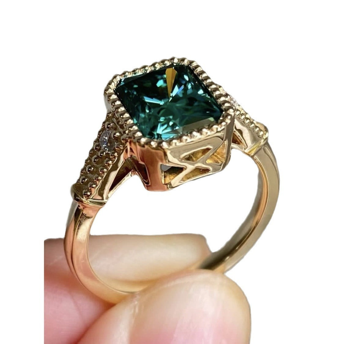 Women's Geometric Gold-plated Ring Fashion