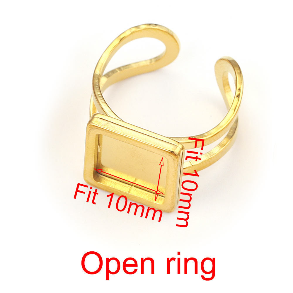 Stainless Steel Adjustable Round Ring
