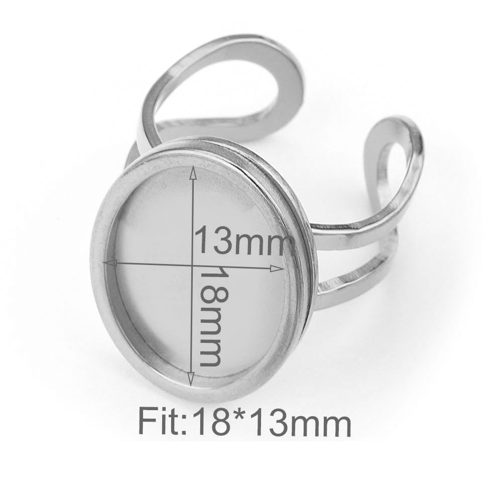 Stainless Steel Adjustable Round Ring