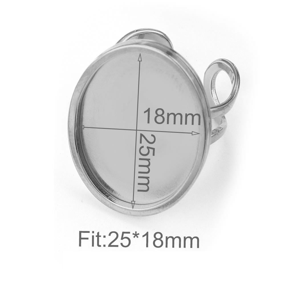 Stainless Steel Adjustable Round Ring