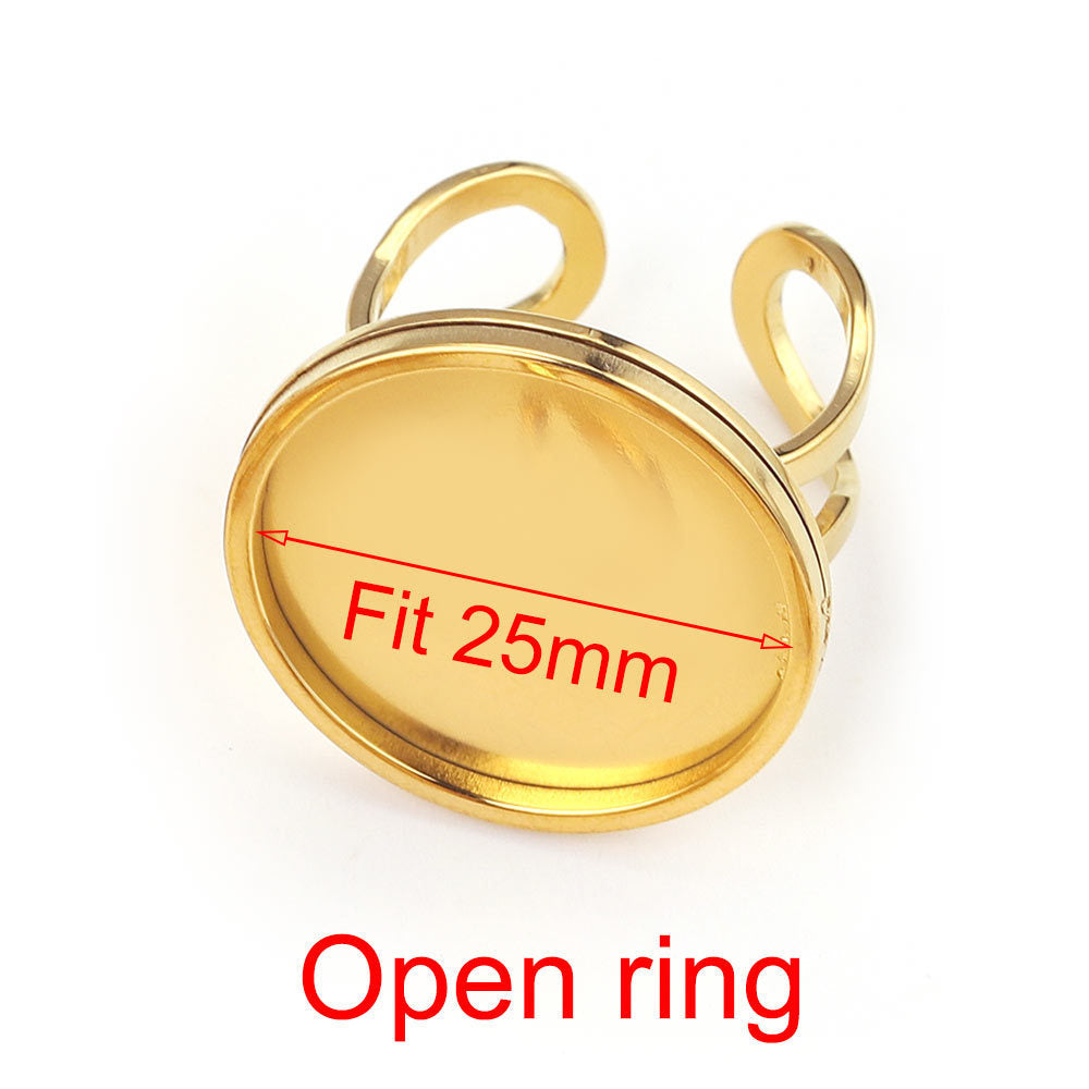 Stainless Steel Adjustable Round Ring