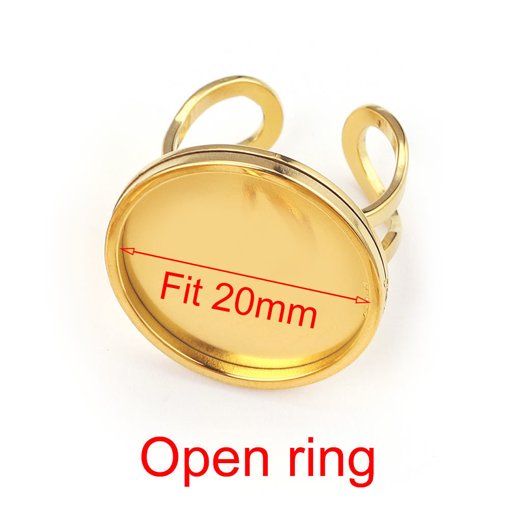 Stainless Steel Adjustable Round Ring