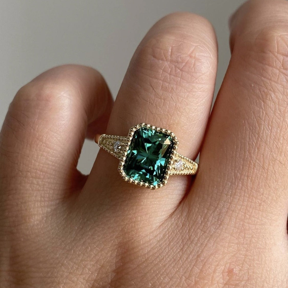 Women's Geometric Gold-plated Ring Fashion