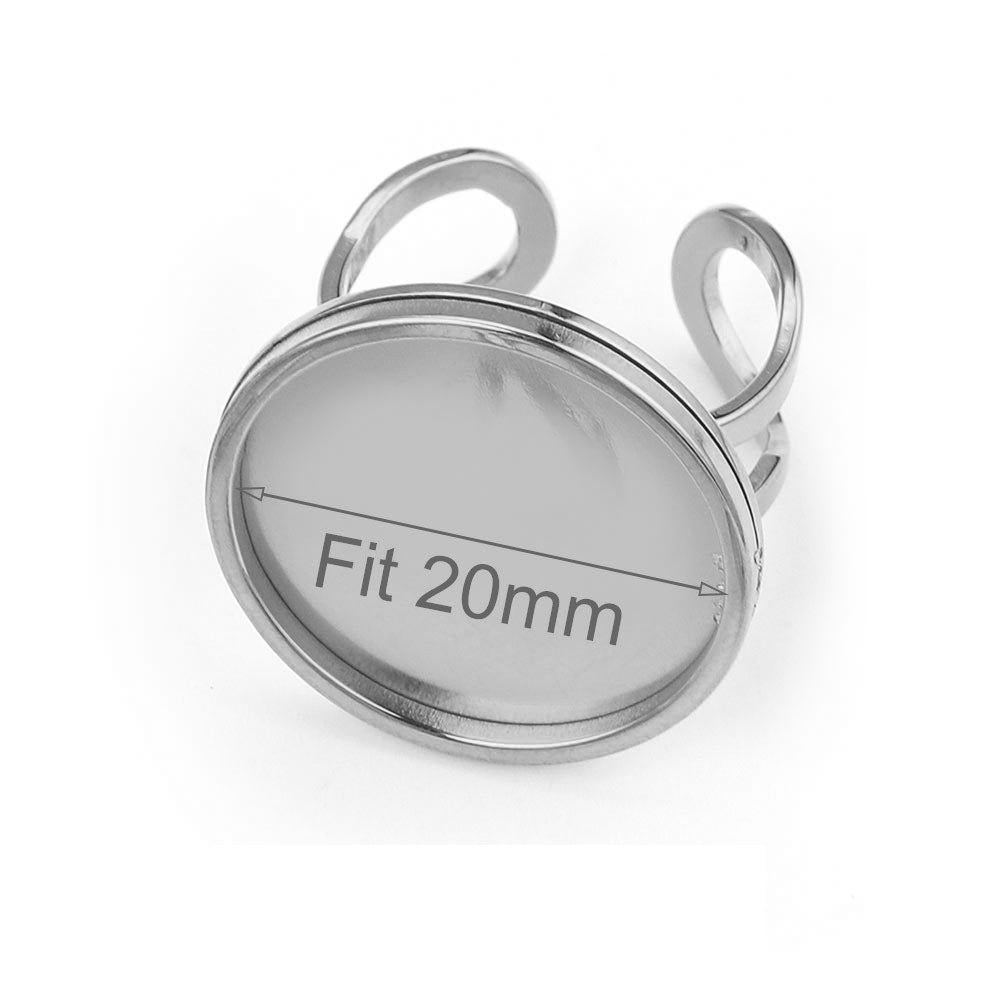 Stainless Steel Adjustable Round Ring