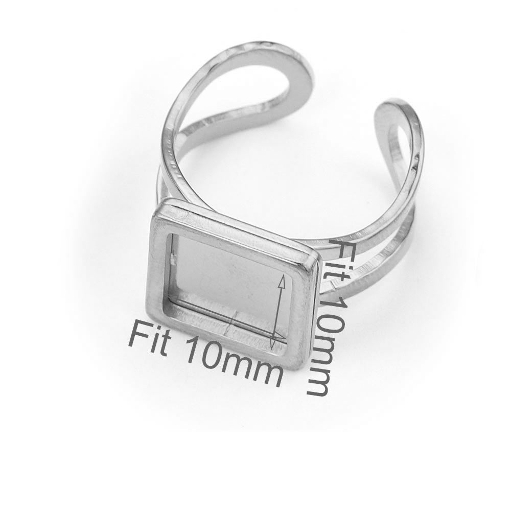 Stainless Steel Adjustable Round Ring