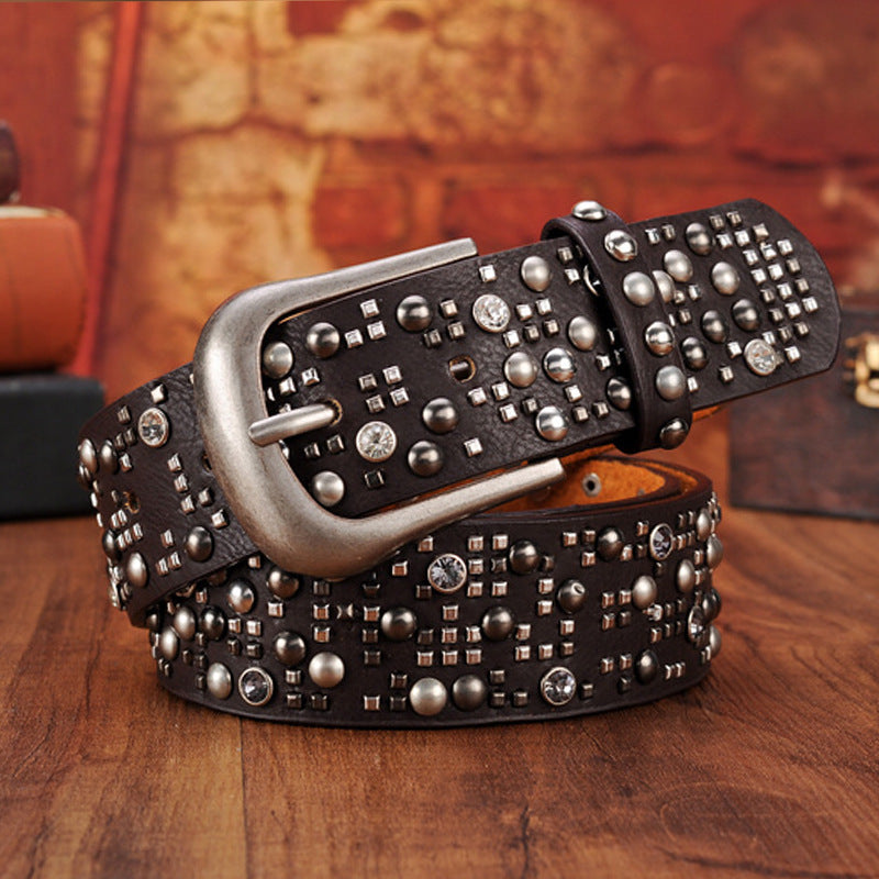 New Style Rivet Women's Ethnic Retro Belt