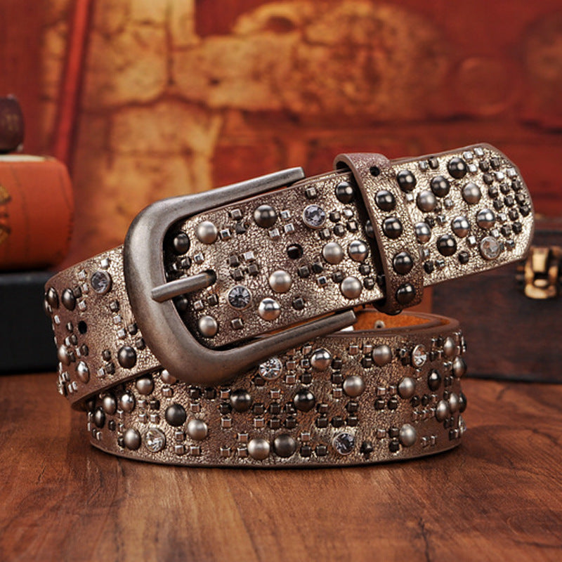 New Style Rivet Women's Ethnic Retro Belt