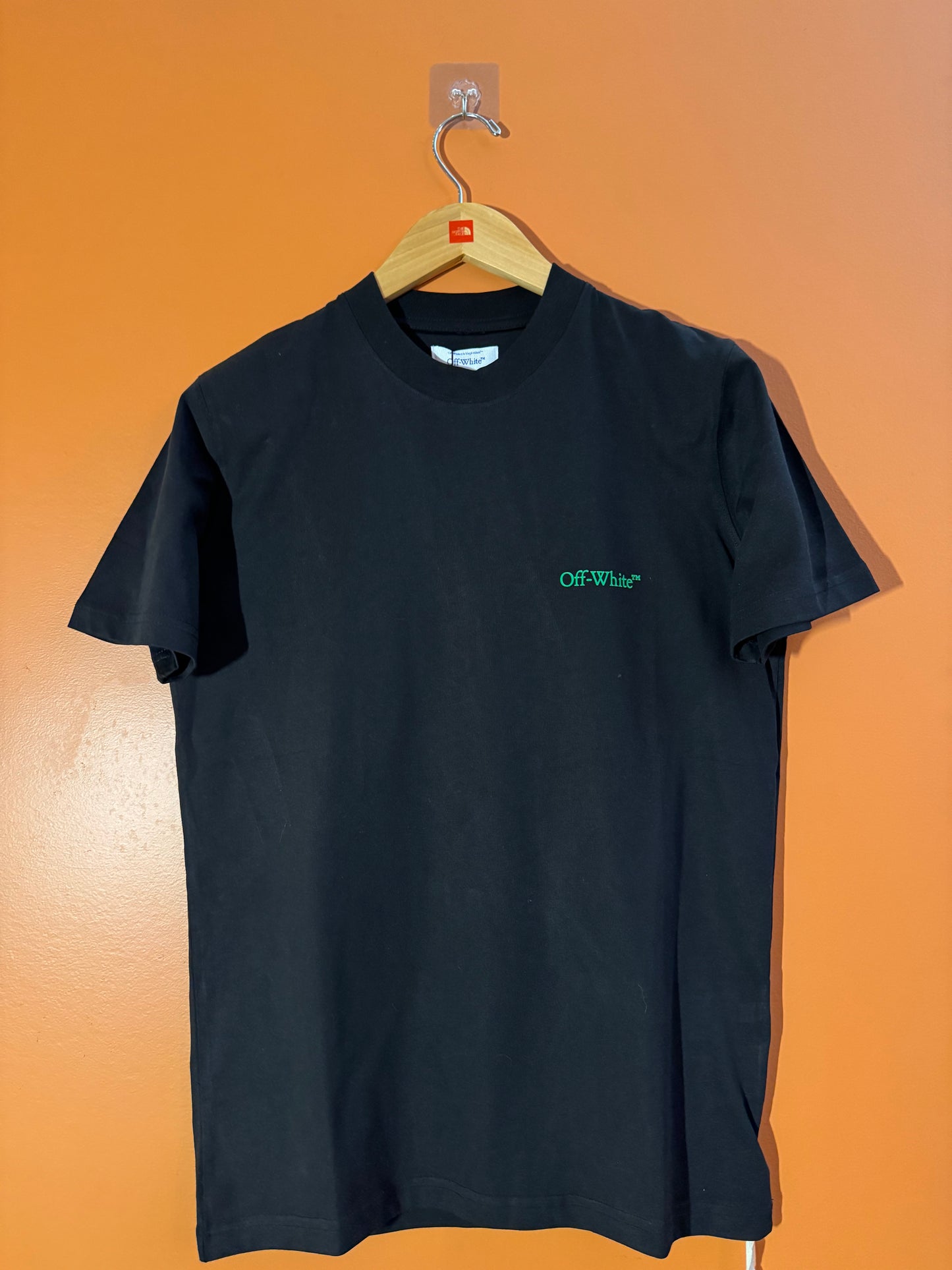 Off-White Bold Green Print T-shirt