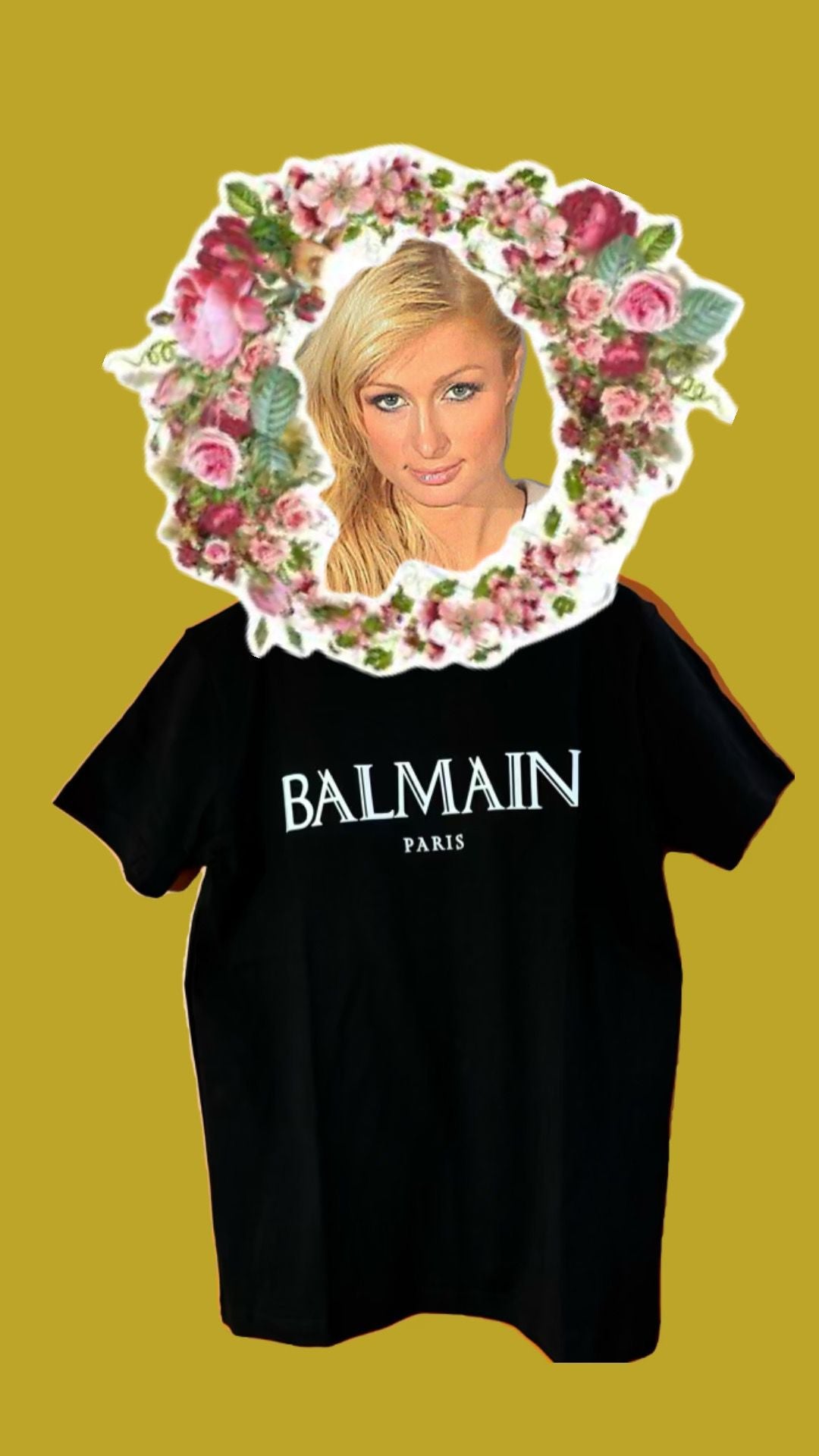 Balmain Paris Black T-shirt