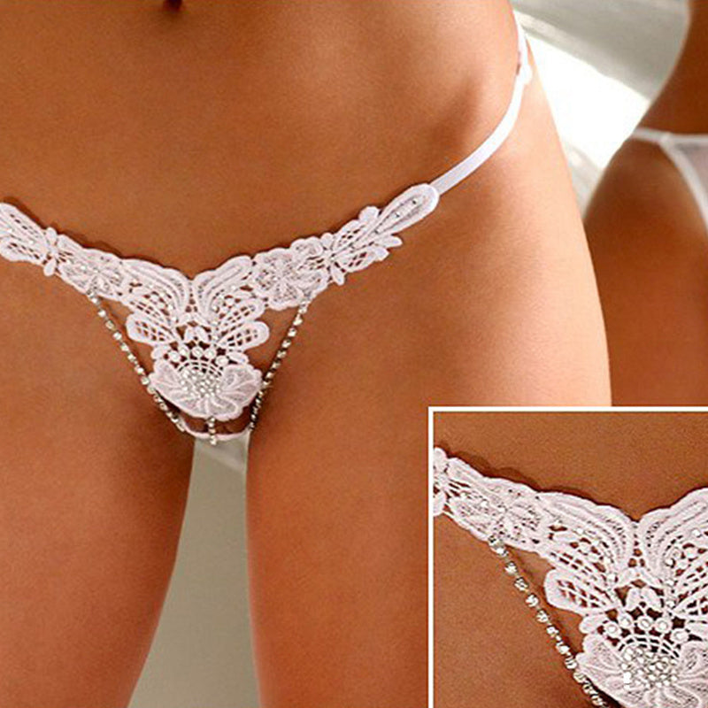 European And American Diamond Thong