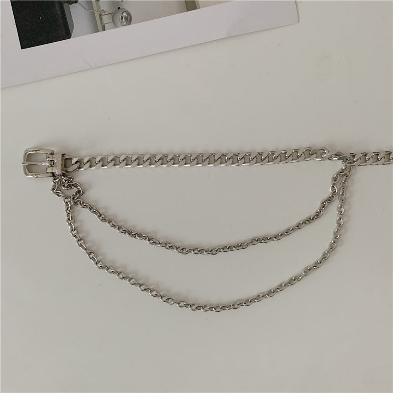 Metal Belt Women's Fine Decorative Waist Chain Jeans With Dress Chain Belt Accessories